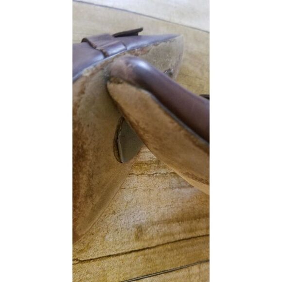 Circa Joan & David Women SlipOn Pumps Shoes 10M leather upper Brown - Picture 10 of 10